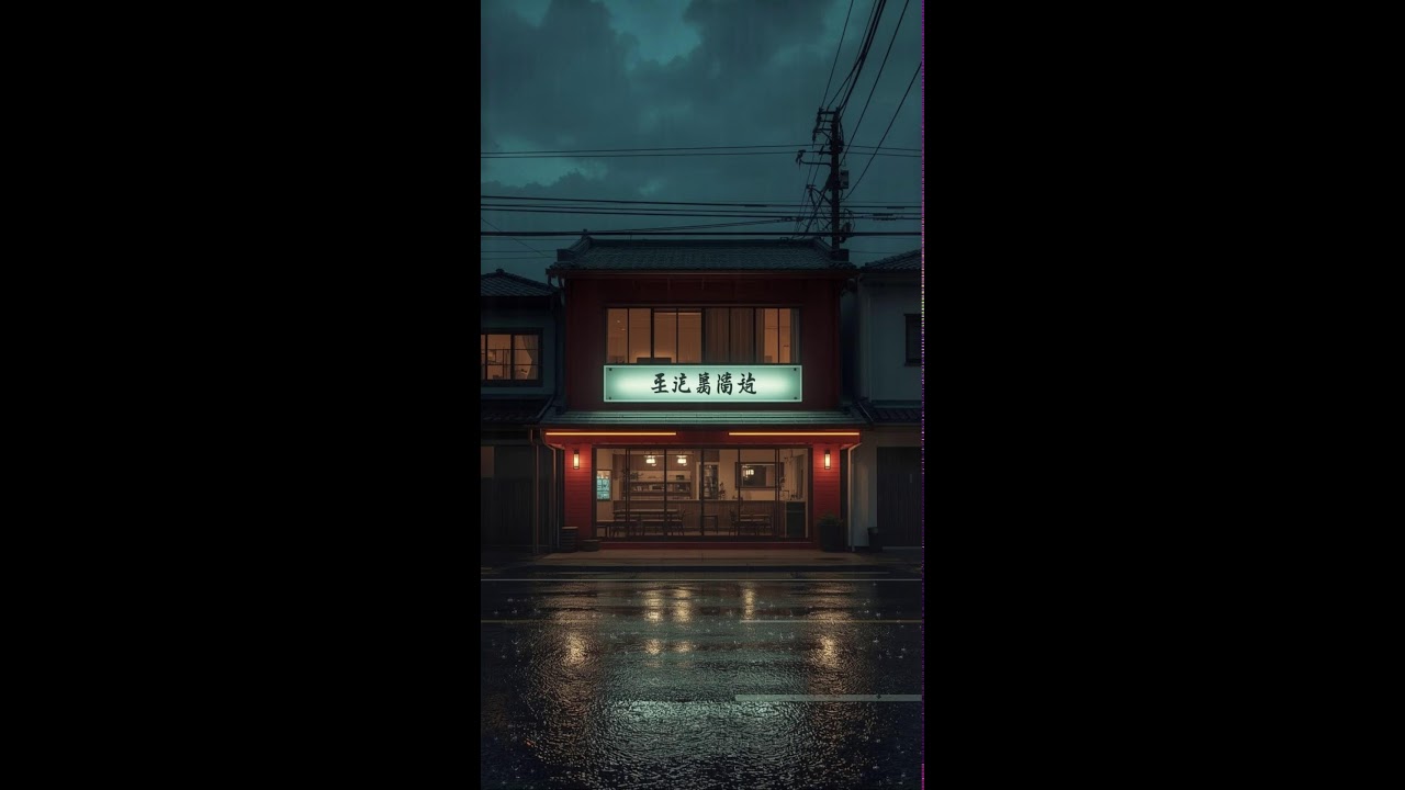 Hidden Tokyo Coffee Shop ☕ Rainy Night Lofi