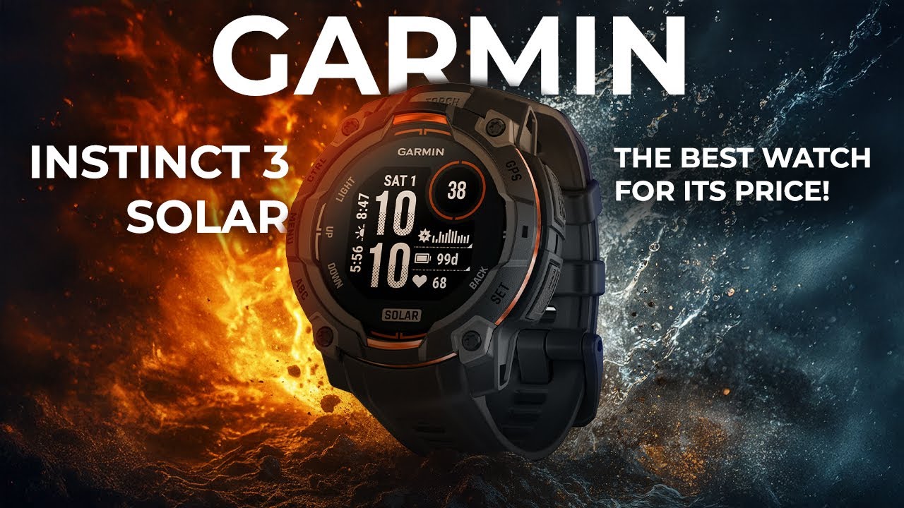 Garmin Instinct 3 Solar — лучшие часы за свою цену!