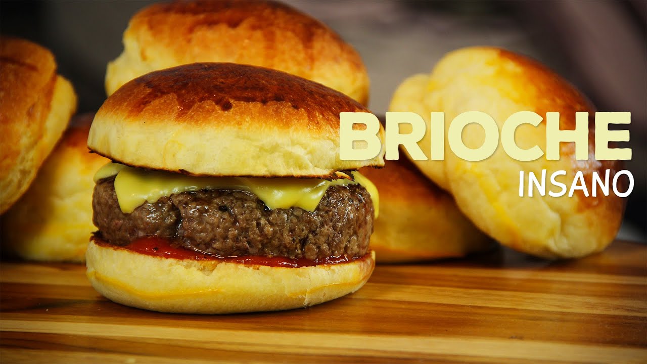 Pão De Hambúrguer Brioche fácil e simples