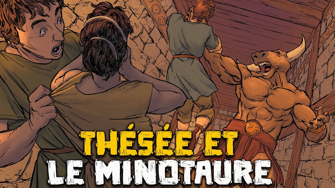 Thésée dans le Labyrinthe du Minotaure - 3/3 - Mythologie Grecque - Histoire et Mythologie en BD