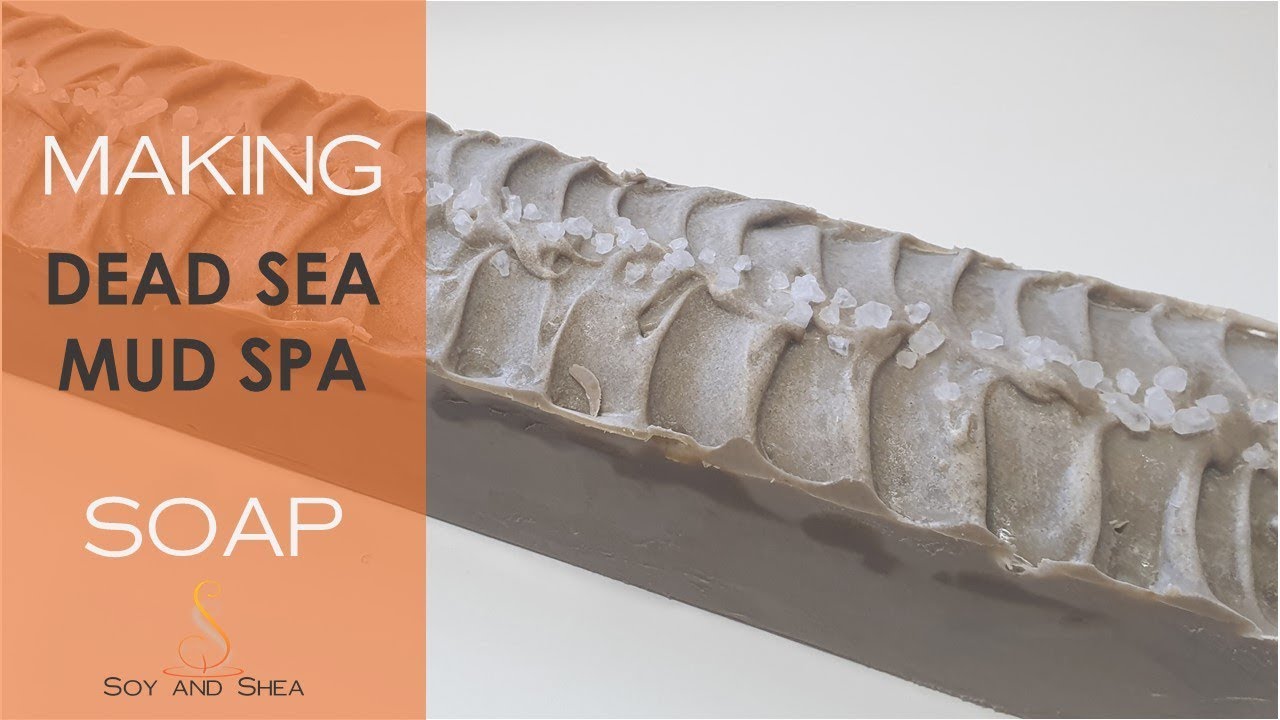 Dead Sea Mud Spa Cold Process soap with Seaweed Powder | Soy and Shea