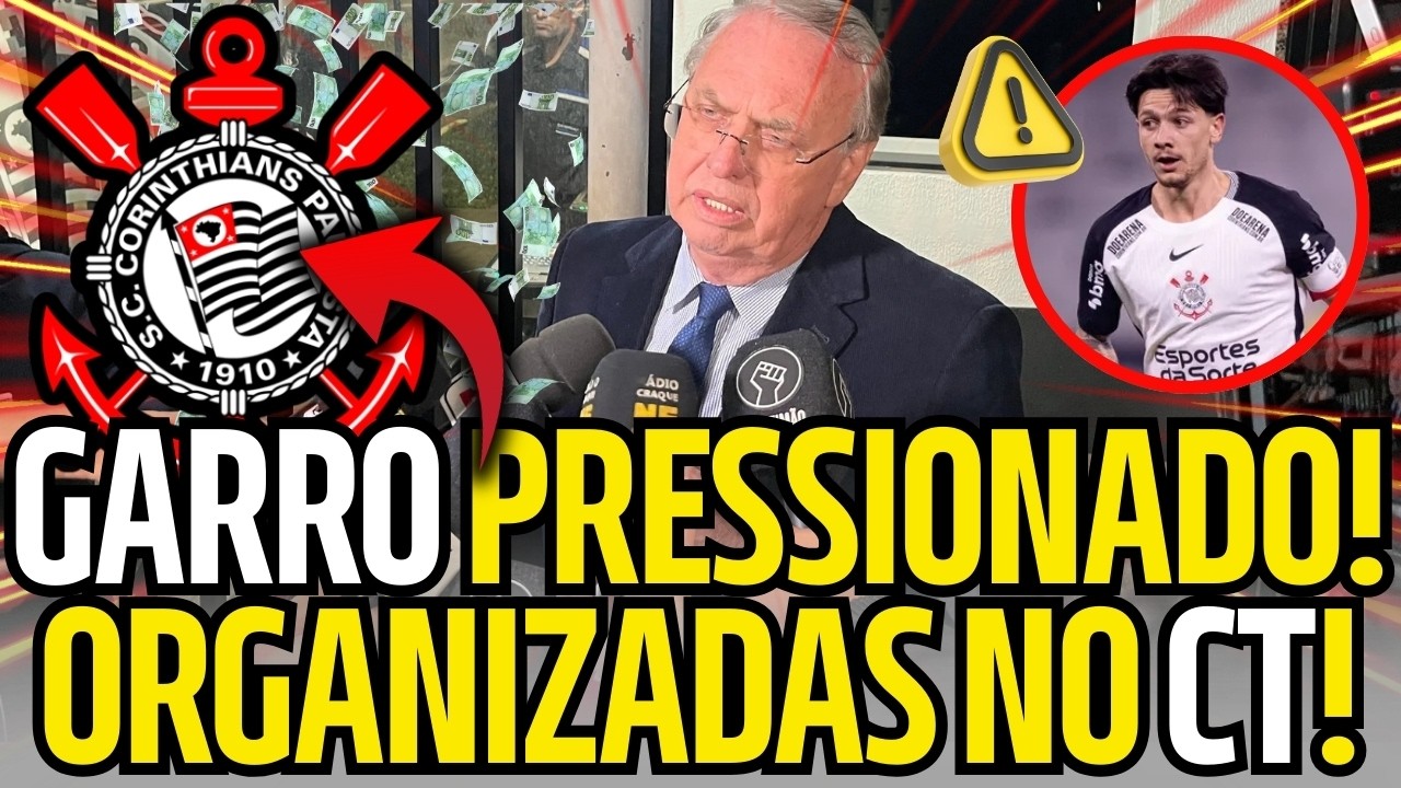 CORINTHIANS EXPÕE SITUAÇÃO REAL DE RODRIGO GARRO! ORGANIZADAS INVADEM CT E COBRAM JOGADORES!