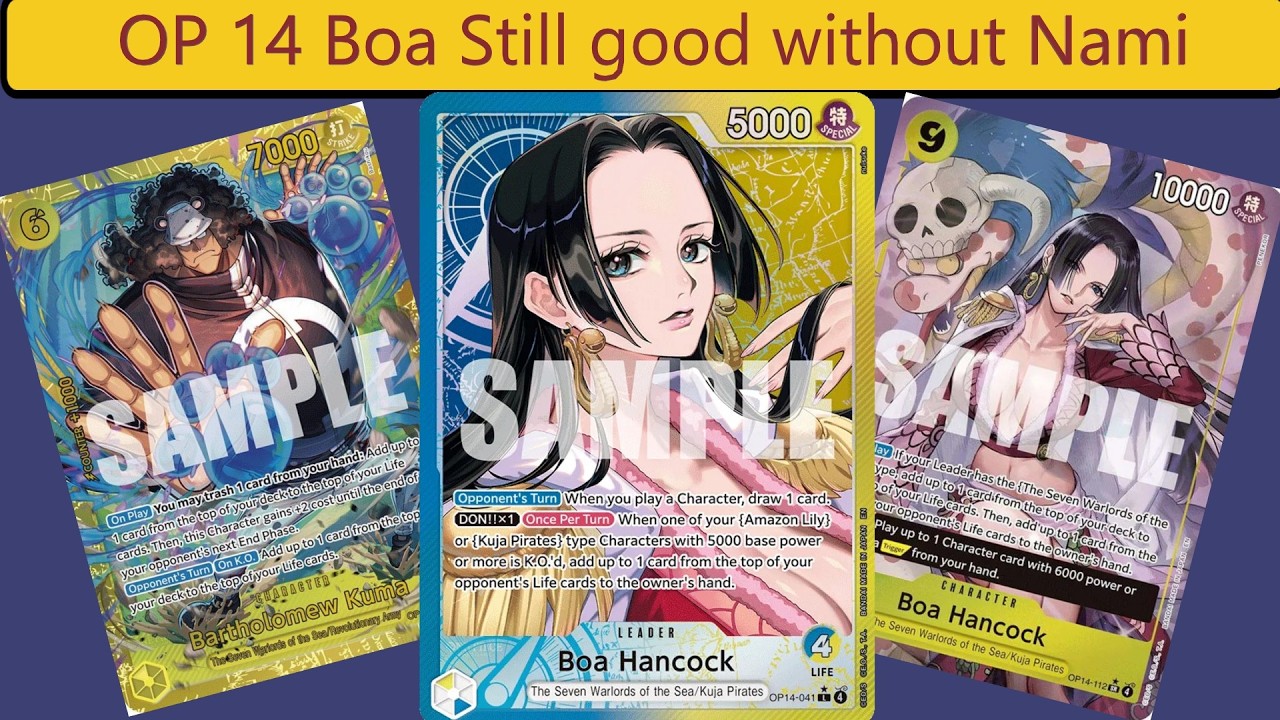 OnePiece TCG Boa Gameplay vs Boa, Jinbe