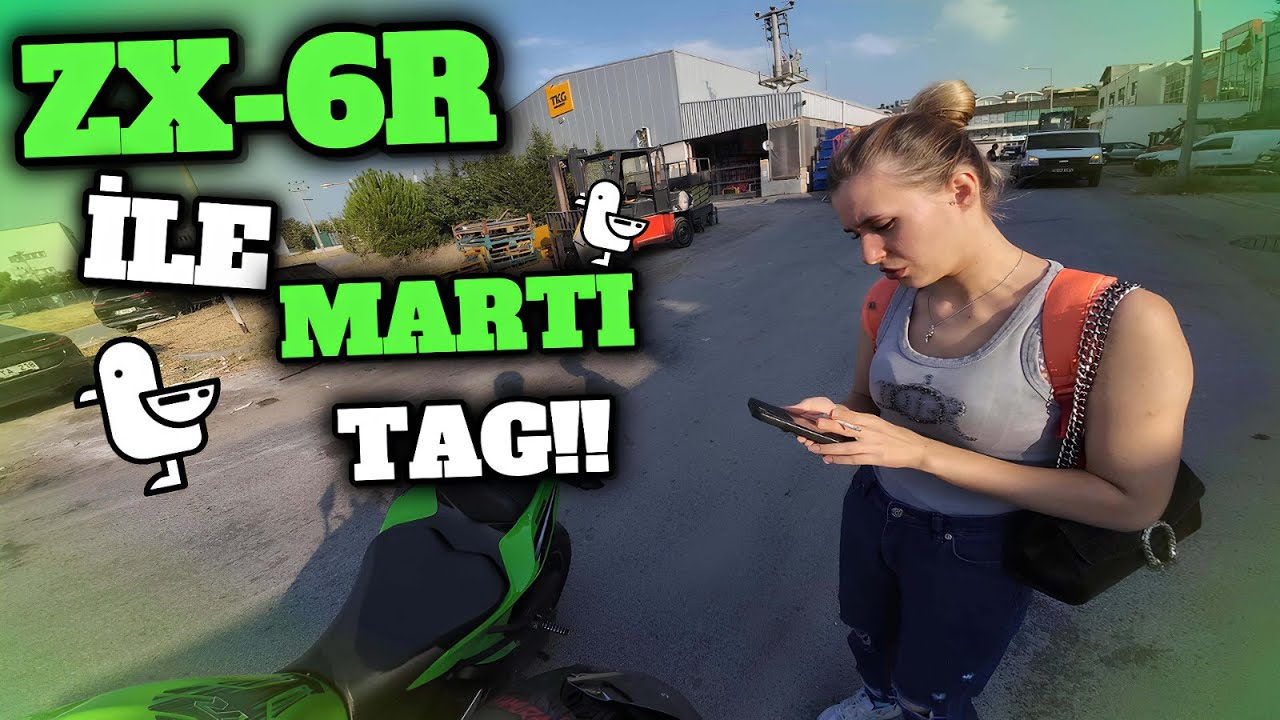 ZX6R İLE MARTI TAG  MOTORA TEPKİLER ! MARTI TAG PARA KAZANDIRIYOR MU #motovlog #64