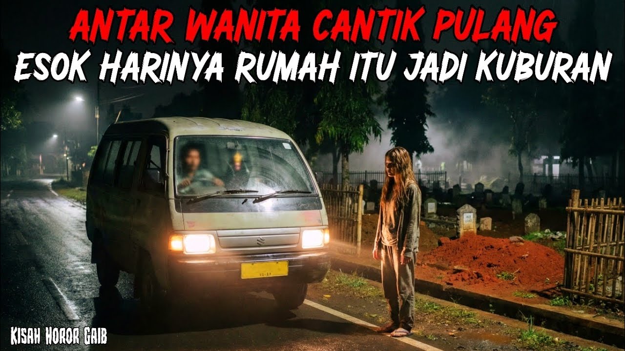 SOPIR ANGKOT ANTAR PENUMPANG TERAKIR WANITA CANTIK ESOK HARI RUMAHNYA JADI KUBURAN