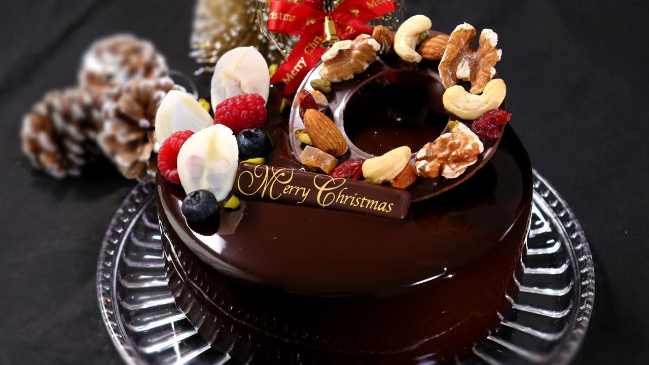 本格ケーキ【ムース・ショコラの作り方】 How to make Mousse Chocolate 【ネコノメレシピ】