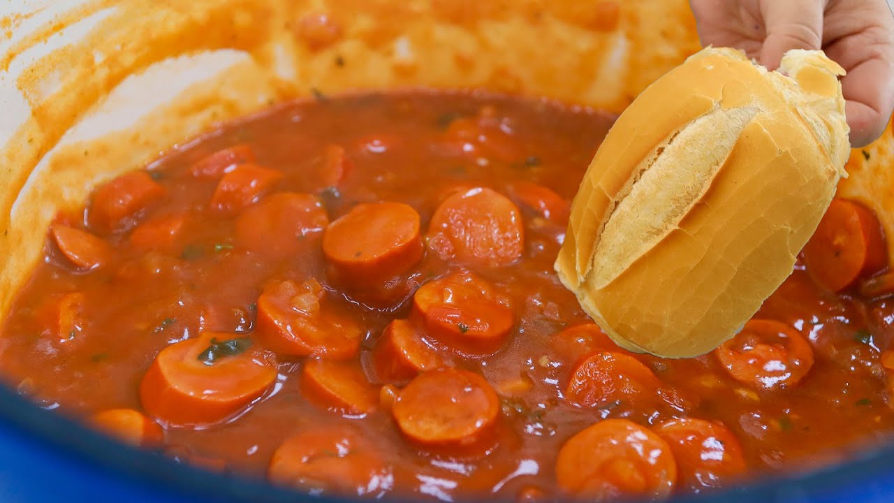 MOLHO DE CACHORRO QUENTE SIMPLES FACIL RAPIDO E DELICIOSO