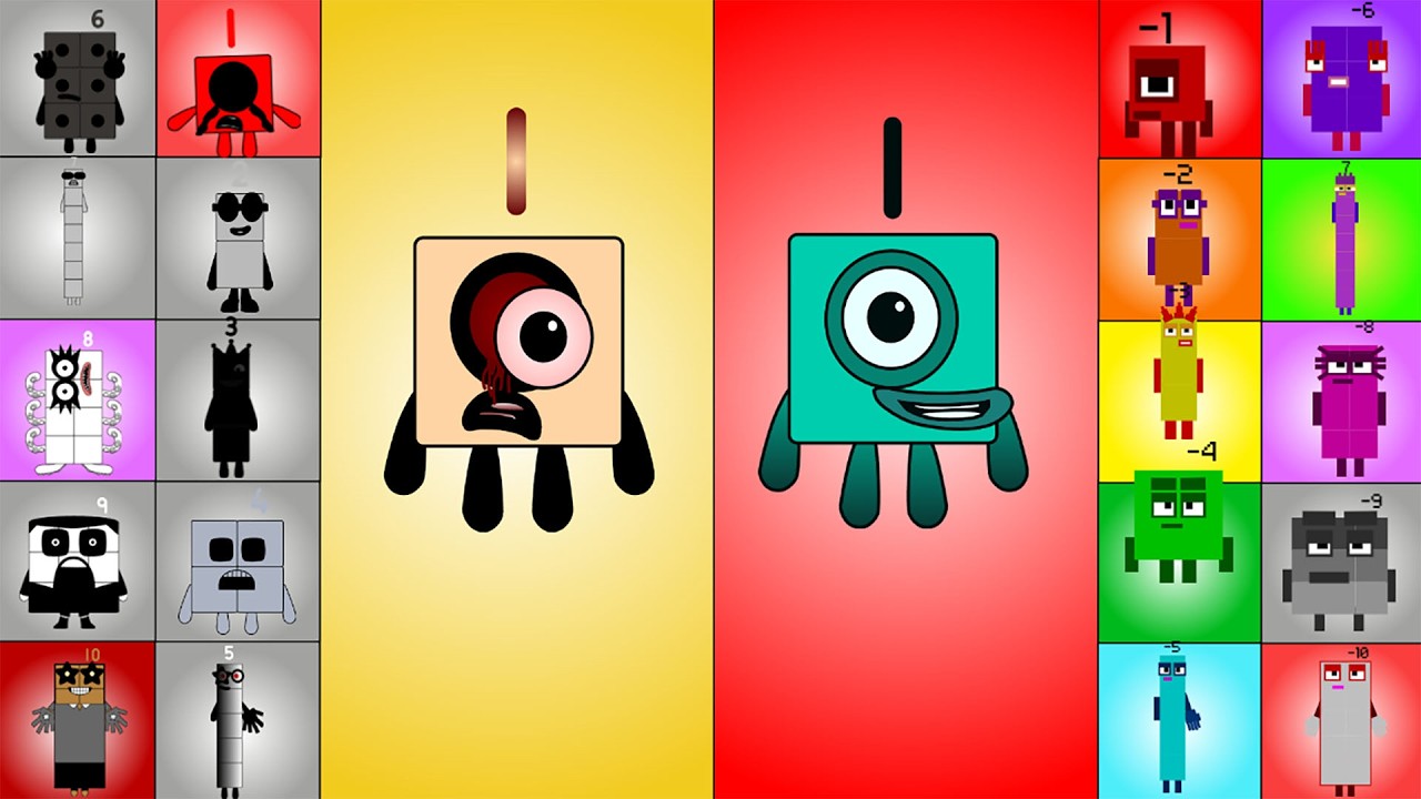 Mashup BackWPUncannyBlocks Band Remastered vs Retro Numberblocks Band