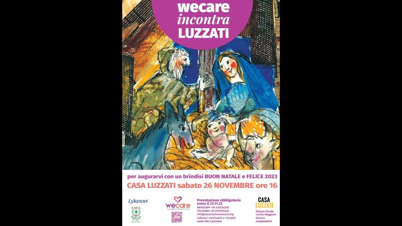 WE CARE INCONTRA CASA LUZZATI A TELENORD