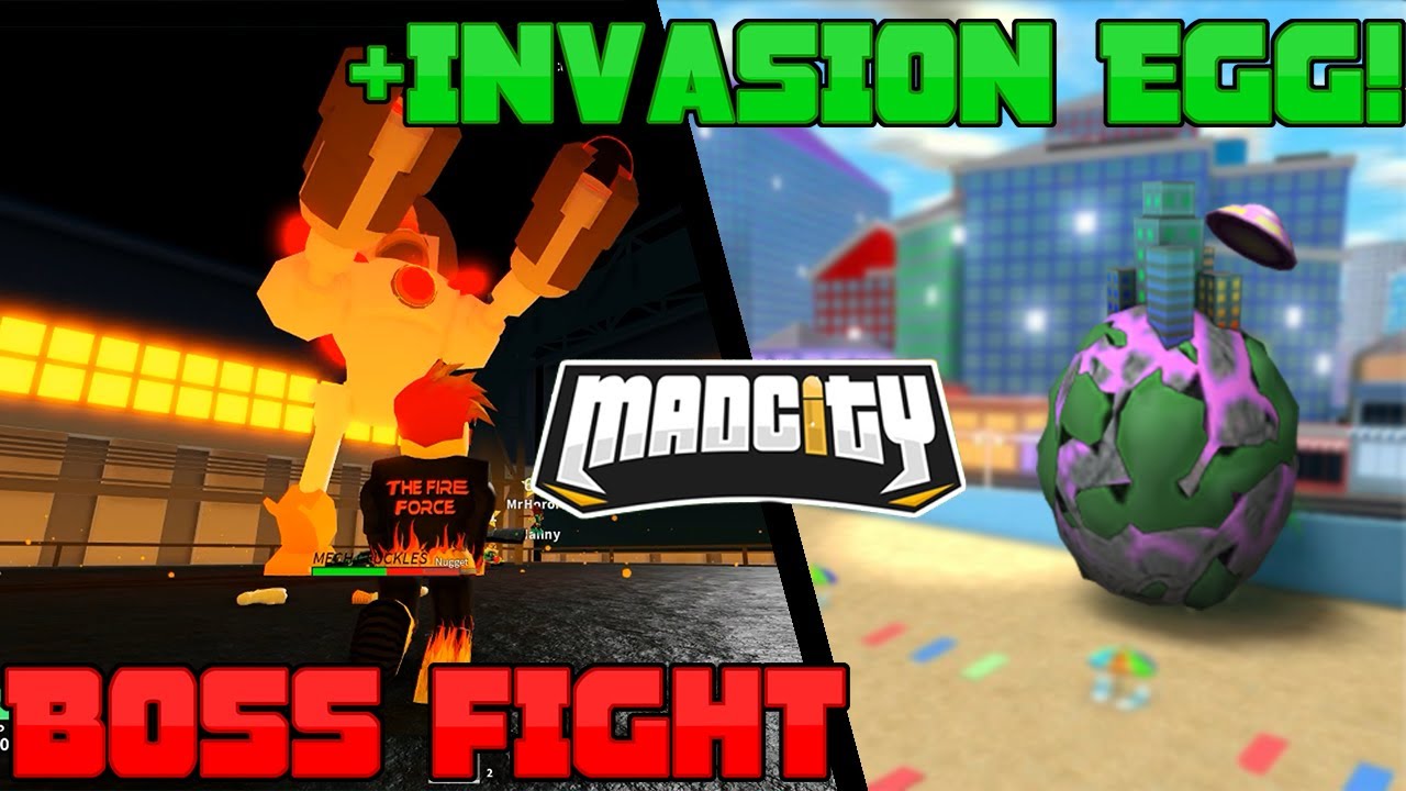 HOW TO GET INVASION EGG!! +MAD CITY Season 6 BOSS FIGHT!!