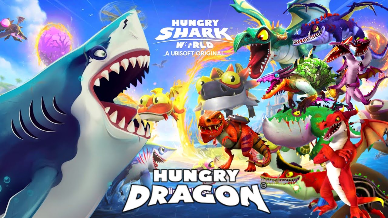 Hungry Dragon Will Coming! Hungry Shark World & Hungry Dragon - Hungry Shark