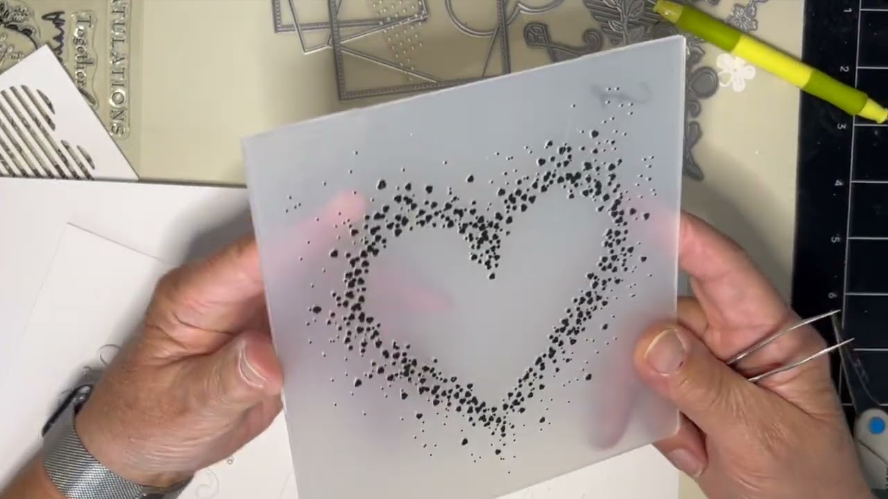 White on white wedding card ideas