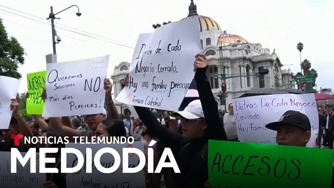 A horas del Mundial se agudizan las protestas en el coraz&oacute;n de Ciudad de M&eacute;xico | Noticias Telemundo