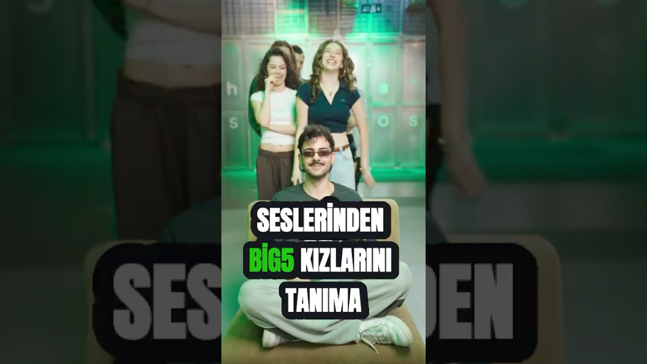 Berke Hoca 🎤 Seslerden Big5 Kızlarını Tahmin Ediyor! 👀💫 #big5 #shorts
