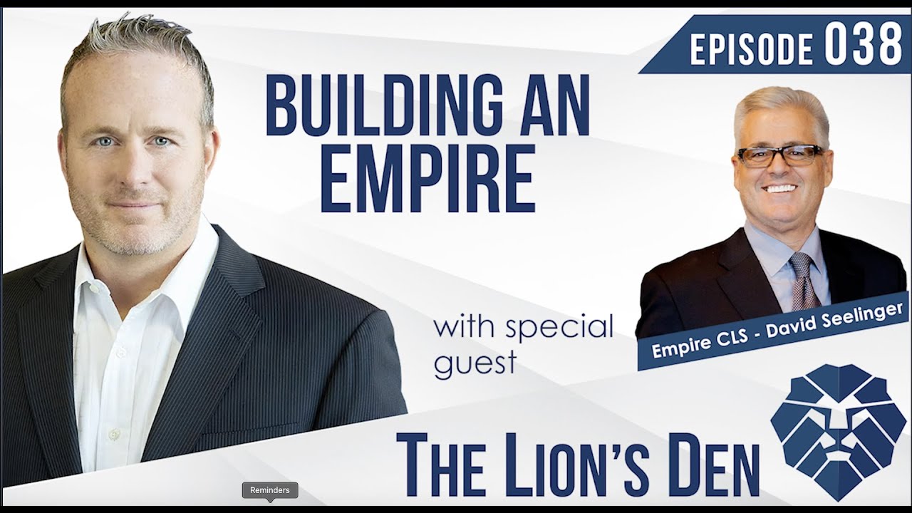 Building an Empire | Inside The Lion’s Den with David Seelinger