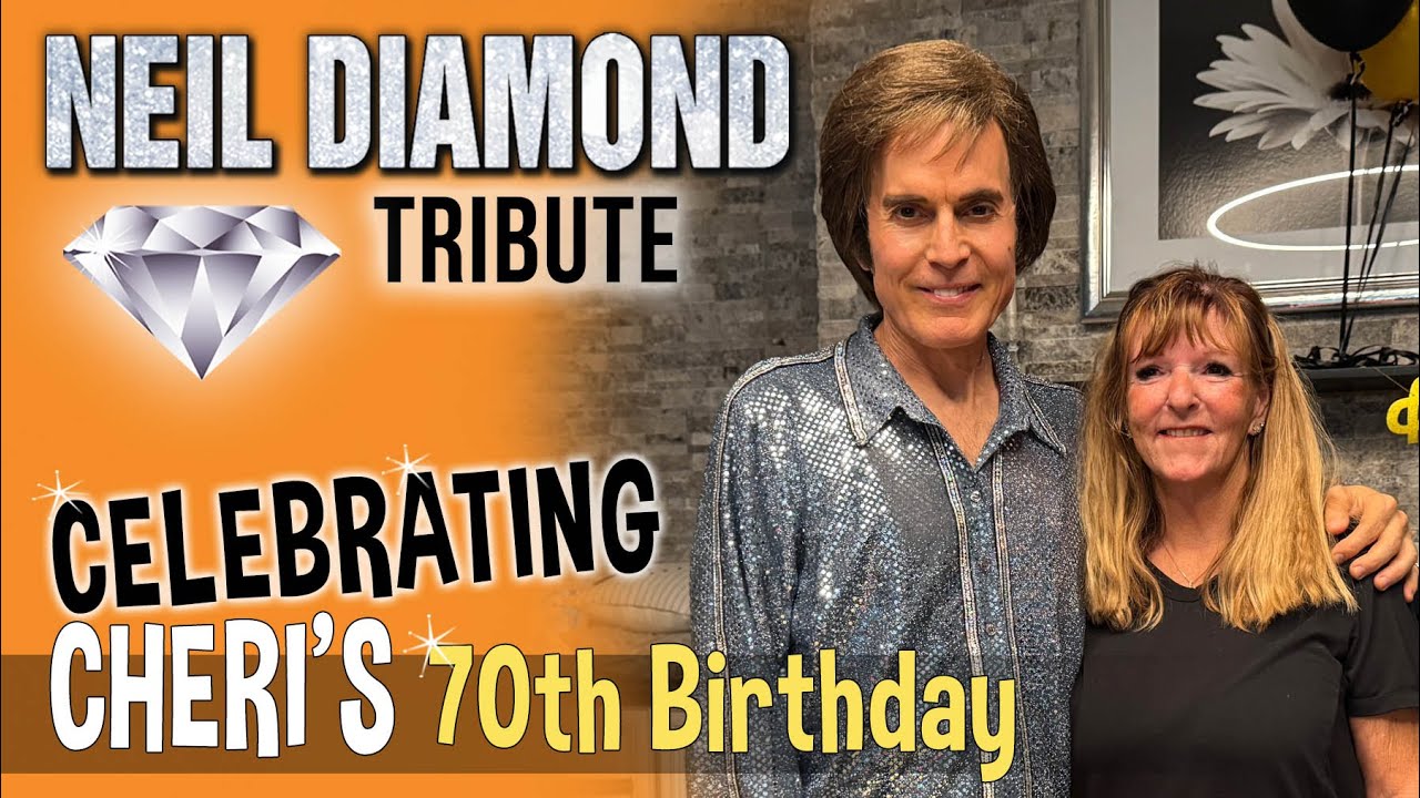 NEIL DIAMOND Tribute Celebrating CHERI's 70th Birthday - (PartyZams Singing Telegrams) - Las Vegas
