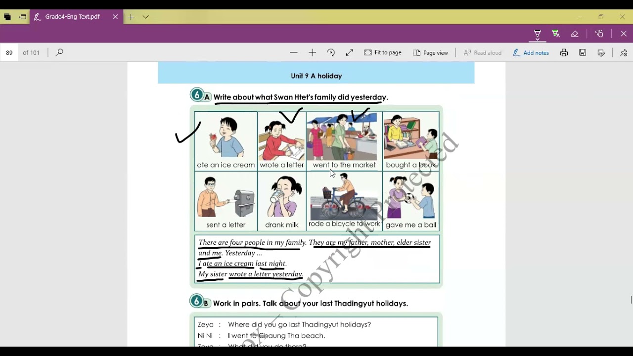 Grade(4) English Unit(9) Lesson (2) 5A, 5B , 6A, 6B, 6C
