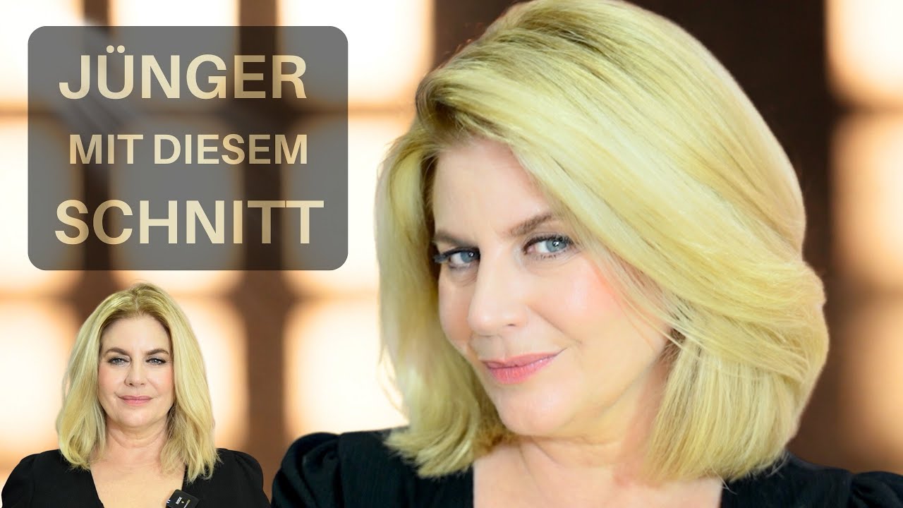 Ich schneide meine Haare - und so bekommen sie sofort mehr Volumen.