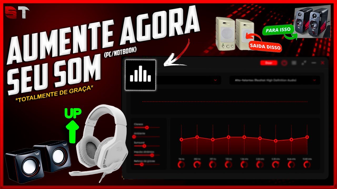 Áudio Perfeito no PC! Como Melhorar o Som do Headset e Caixa de Som (FxSound 2025)