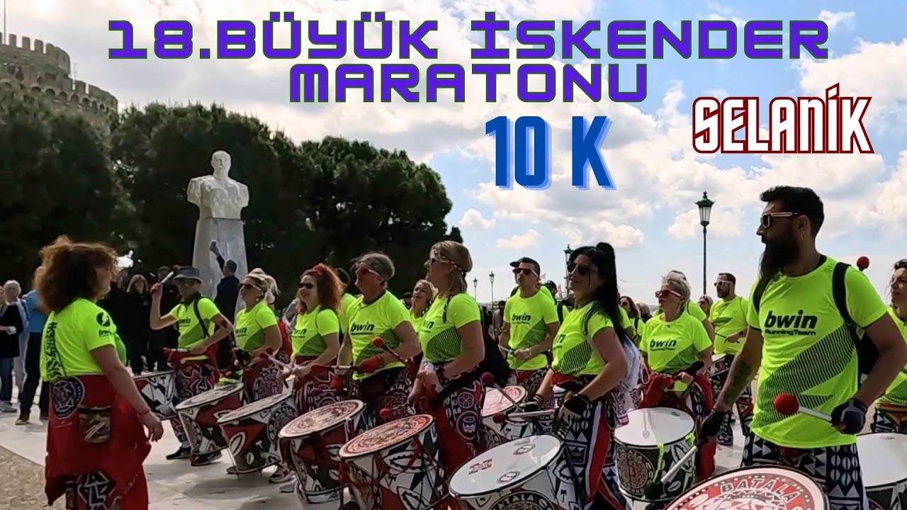 18. Büyük İskender Maratonu Selanik| 10 K  2024 #vlog 60