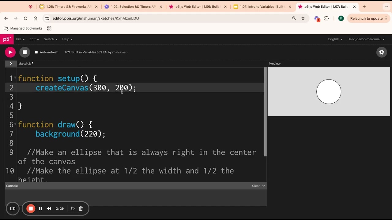 1.06: Intro to Built In Variables