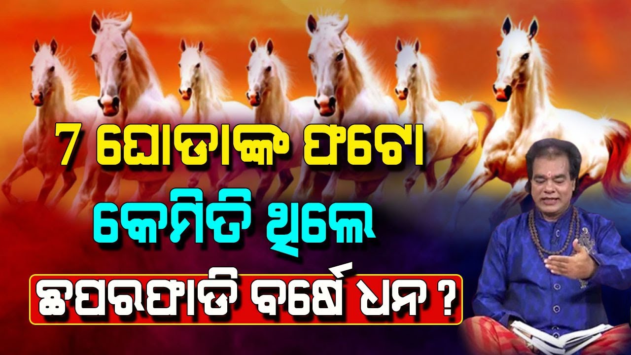 7 ଘୋଡାଙ୍କ ଫଟୋ କେଉଁ ଭଳି ହୋଇଥିଲେ ବର୍ଷେ ଧନ ? ନହେଲେ ହୋଇଯିବେ ଏକଦମ ବରବାଦ 7 Horse Vastu