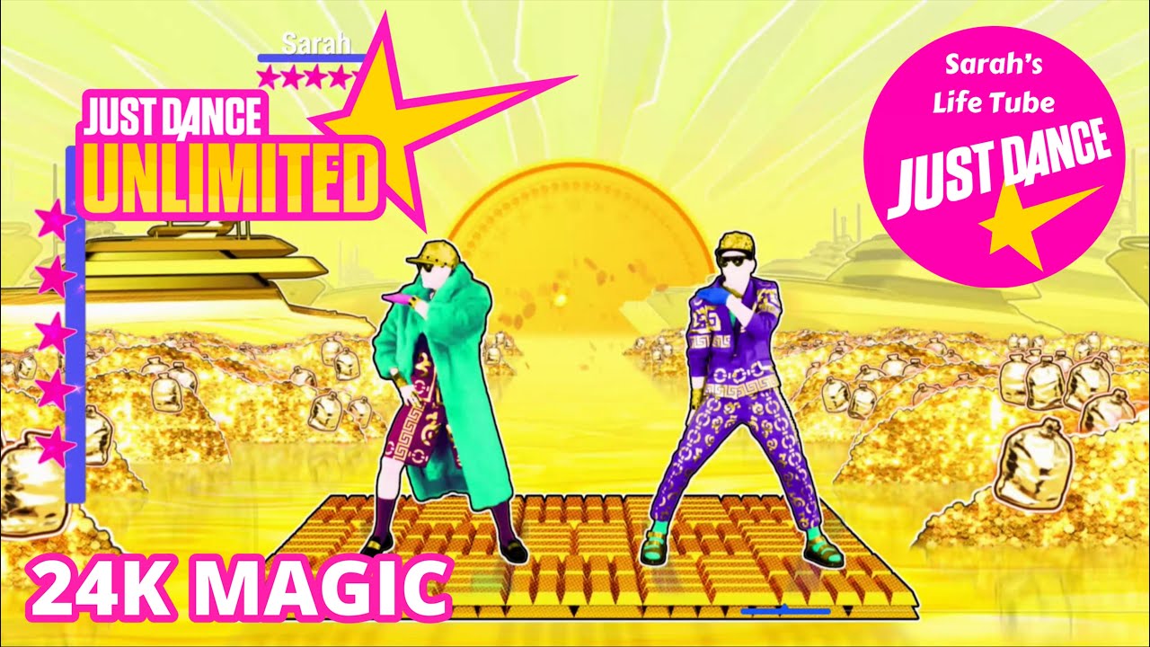 24K Magic, Bruno Mars | MEGASTAR, 4/4 GOLD, P1 | Just Dance 2018 Unlimited
