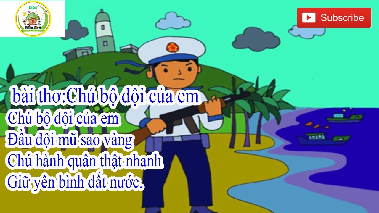 B&agrave;i Thơ CH&Uacute; BỘ ĐỘI CỦA EM