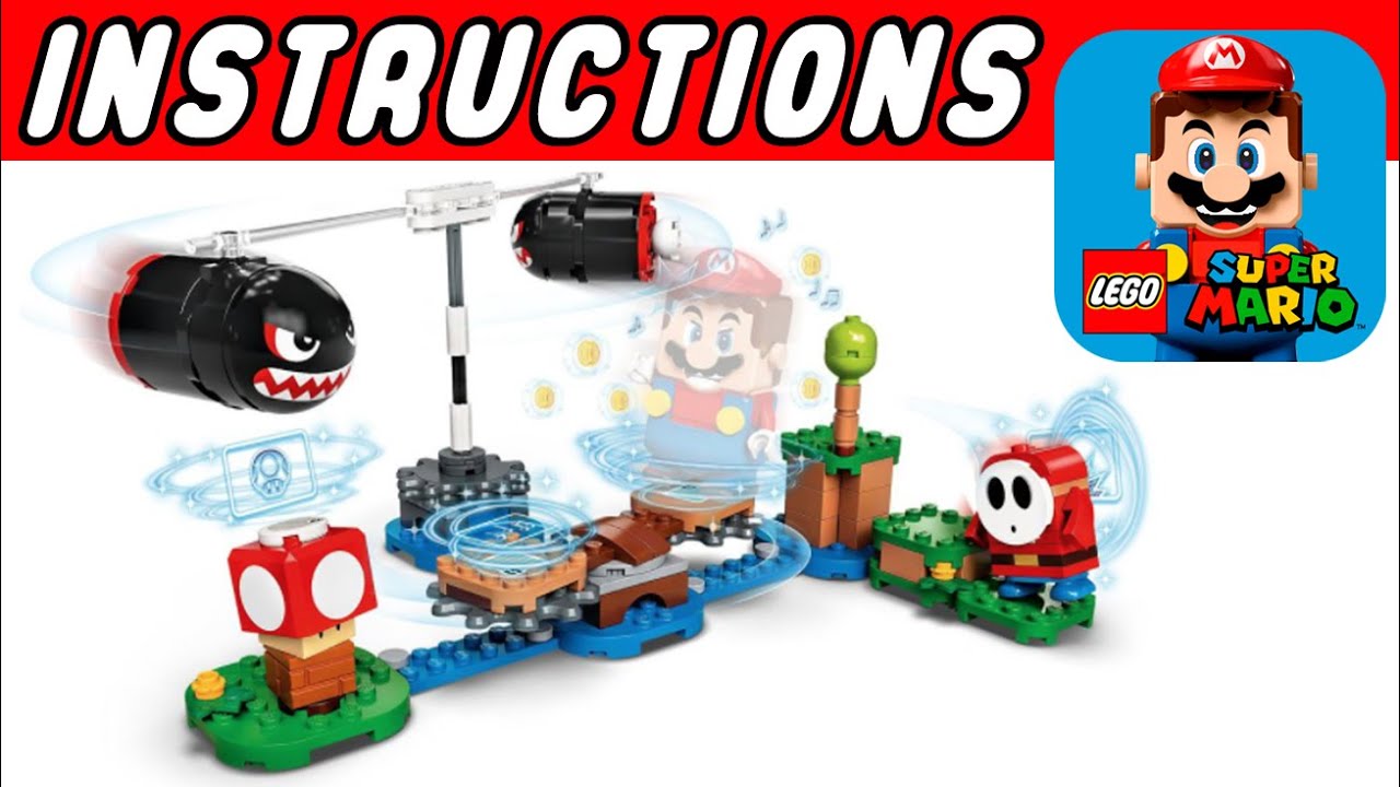 LEGO Instructions | Boomer Bill Barrage | 71366 | LEGO Super Mario Expansion Set
