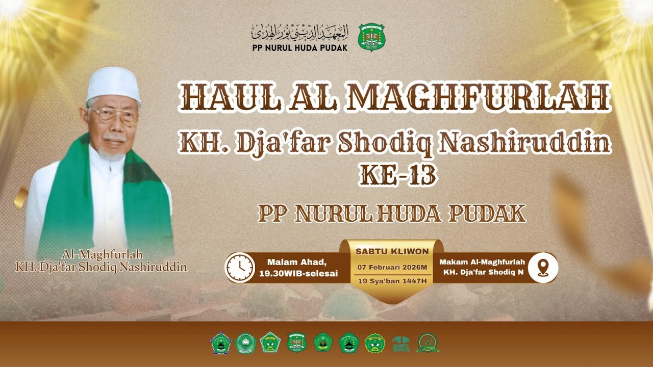 LIVE STREAMING||KHOTMIL QUR'AN BIN NADZRI || HAUL AL MAGHFURLAH KH DJA'FAR SHODIQ NASHIRUDDUN KE 13