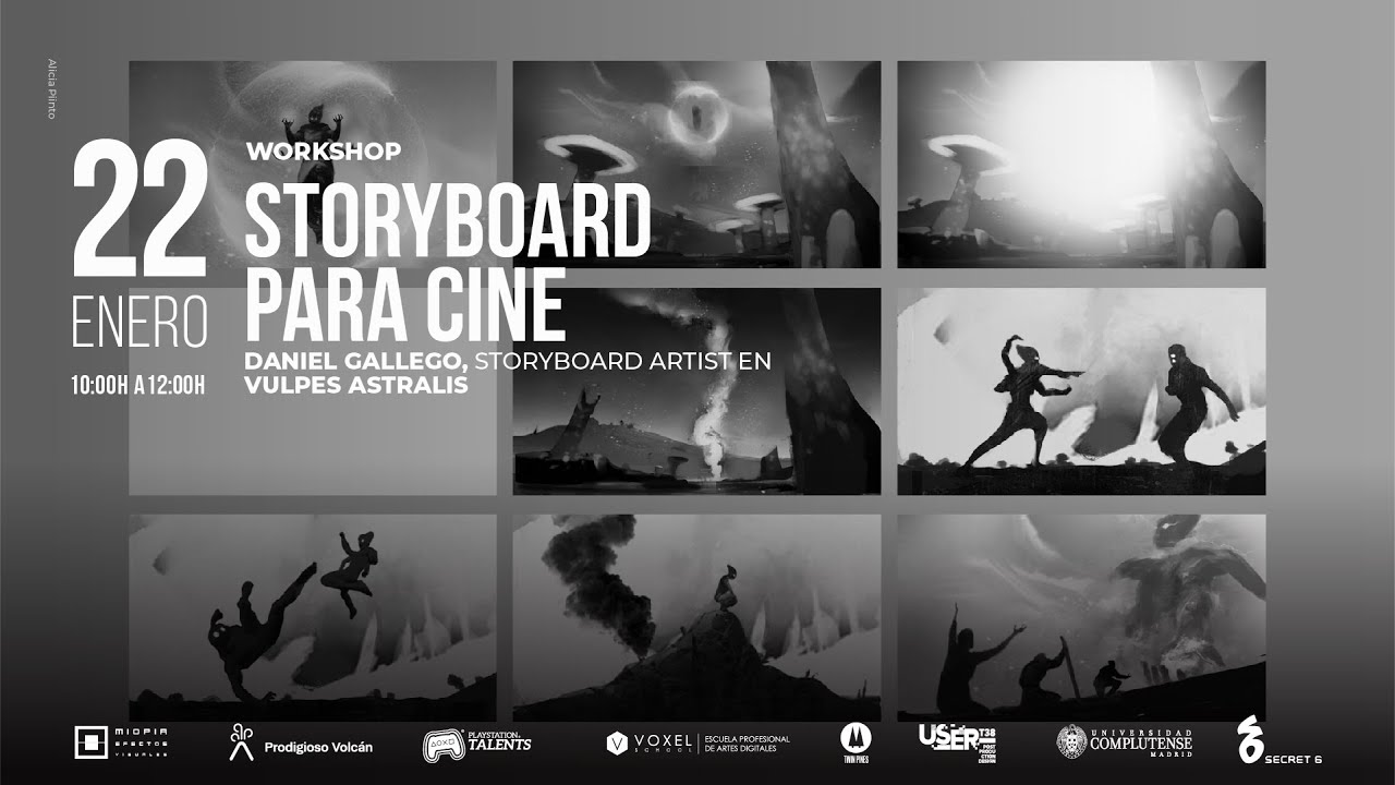 Master Class Storyboard para Cine - Daniel Gallego - 22 de enero