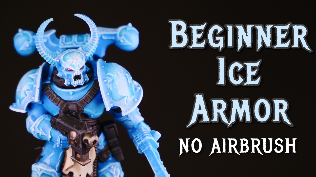 Beginner Ice Armor for Chaos Space Marines! | #warhammer #warhammer40k #ageofsigmar