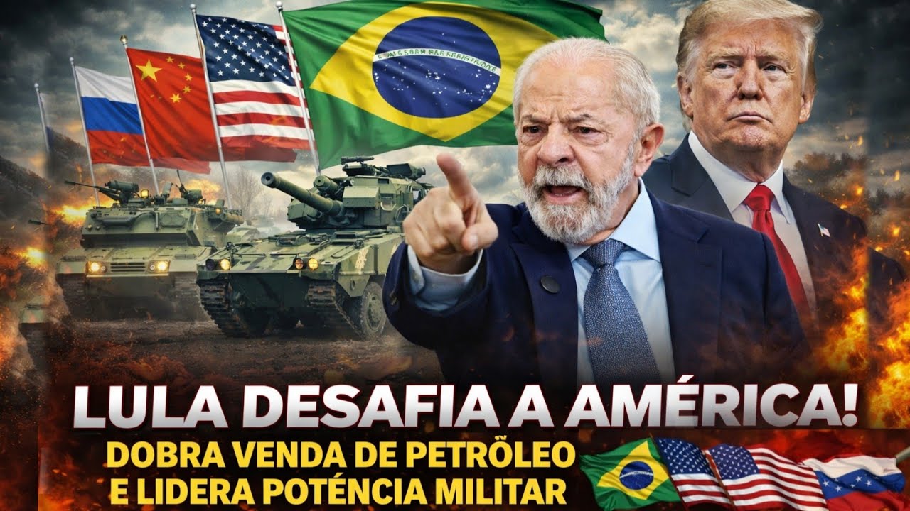 LULA DESAFIA TRUMP, CONTRARIA MILITARES E   DOBRA PARCERIA NO BRICS! NÃO  MEDO DOS EUA!