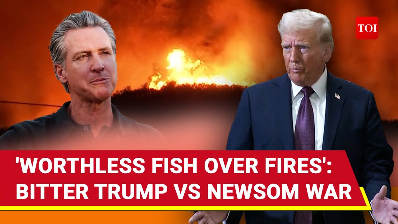 'Enough': California Guv Dares Trump As Blamegame Erupts Over Wildfires & 'Worthless Fish'