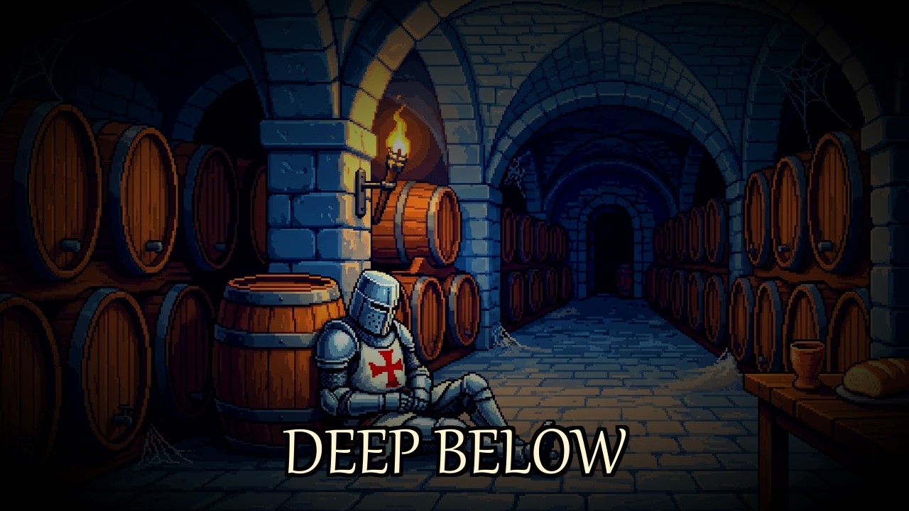 Warmth Lives in These Stones 🕯️ Medieval Underground Wine | Focus & Study Ambience | 3 Hours