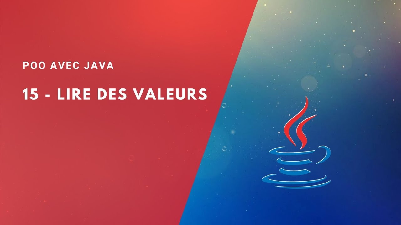 POO avec Java 15 - Lire des Variables (البرمجة بلغة جافا)