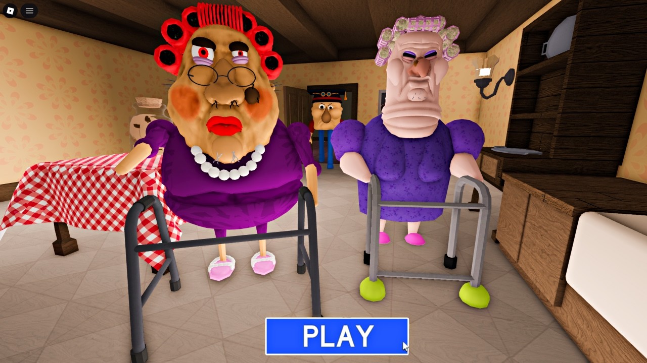 EVIL GRANDPA and GRUMPY GRAN ESCAPE FROM MR MEANIEHEAD ? OBBY Roblox Update Full Gameplay