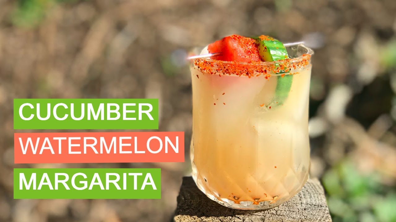 CUCUMBER WATERMELON MARGARITA Recipe - The perfect summer drink!