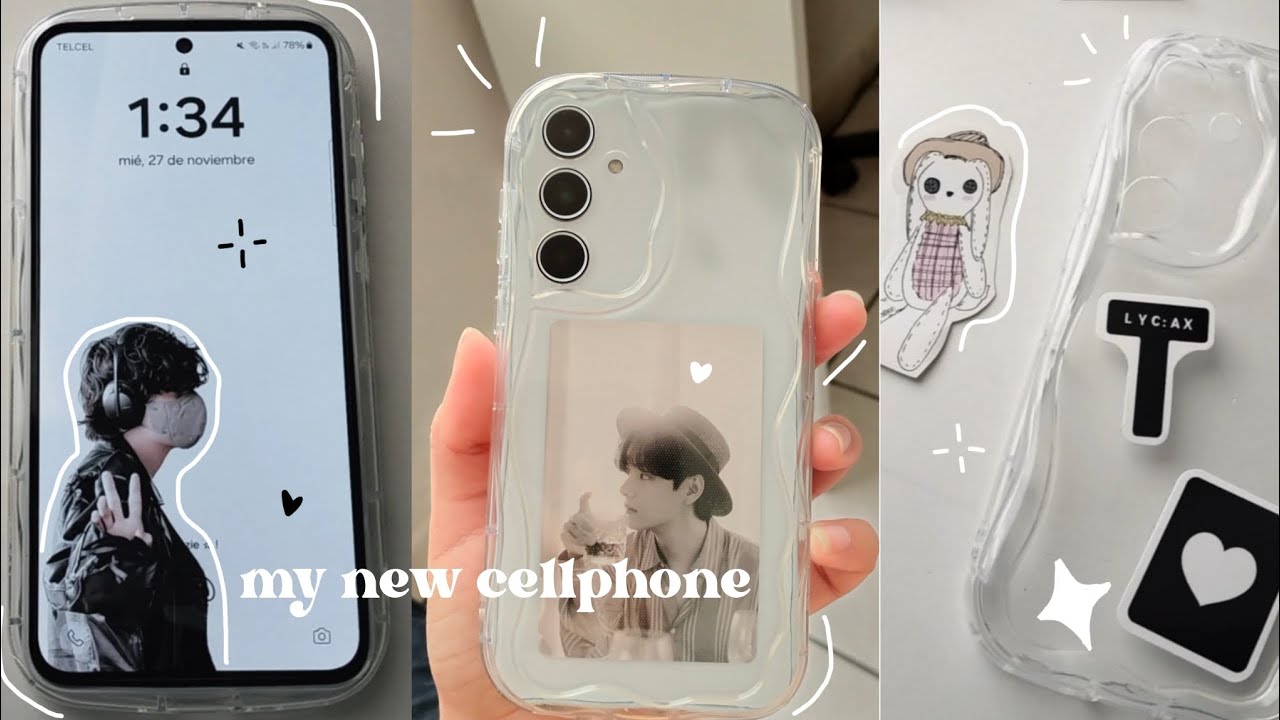 setting up my new phone ☁️ galaxy a35