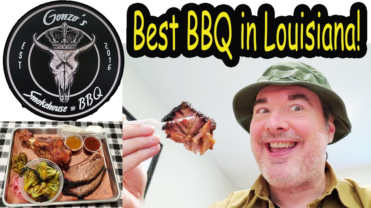 New Orleans Travel Vlog: New Orleans BBQ at Gonzo's Smokehouse & BBQ
