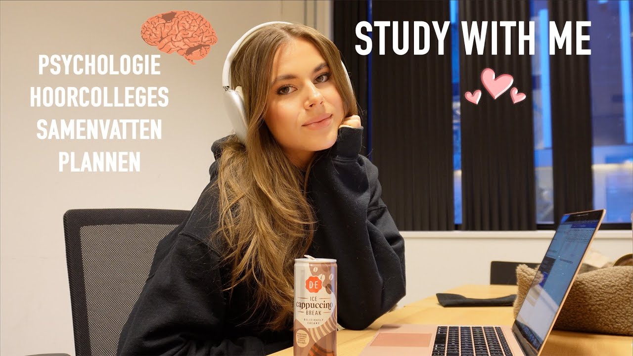 STUDY WITH ME 🎧🤓💻I HOE LEER IK VOOR MIJN TOETSEN?