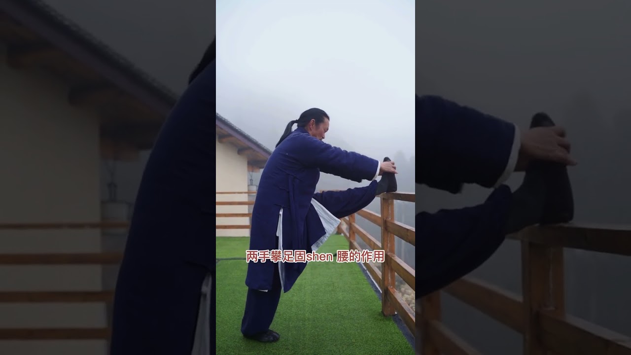 太極基本功之柔韌性，練起來！ #太極拳 #武當山