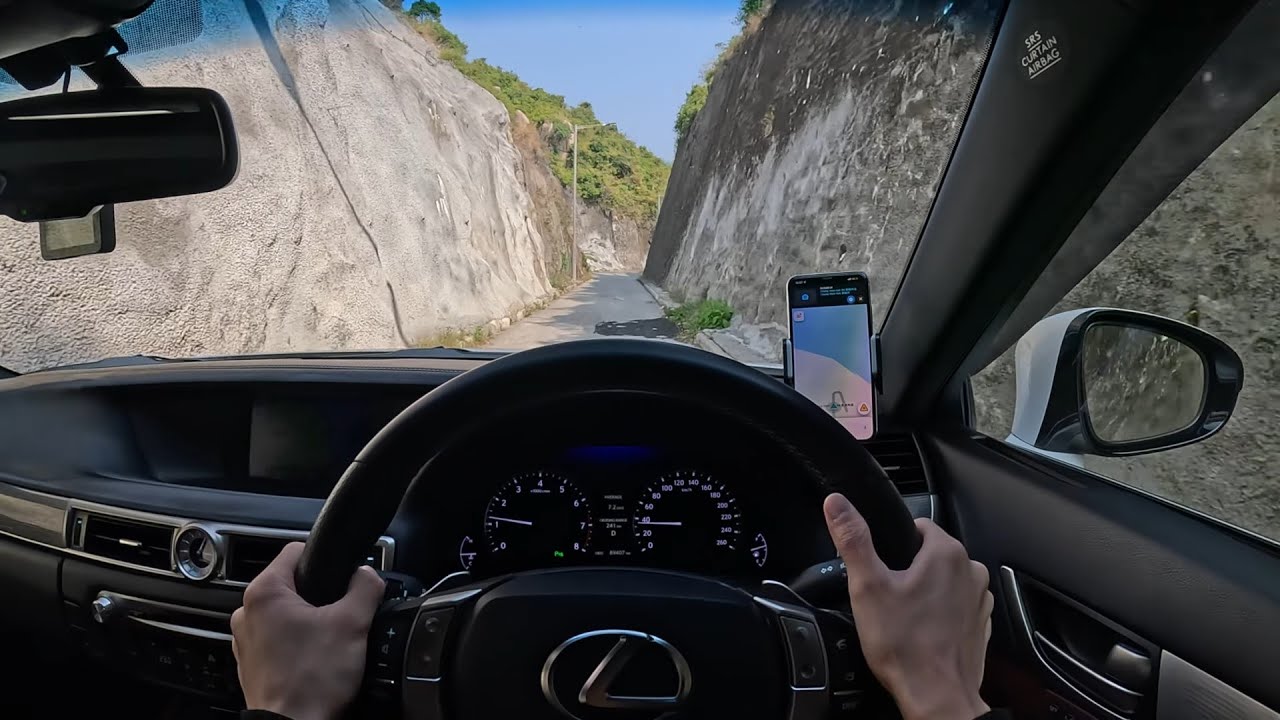 Hong Kong Island Coastal Drive | Lexus GS350 POV | 4K ASMR Scenic Drive