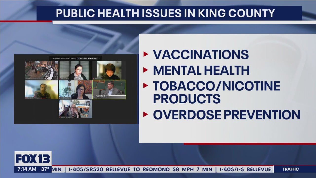 King County Public Health keeping an eye on 4 key issues | FOX 13 Seattle