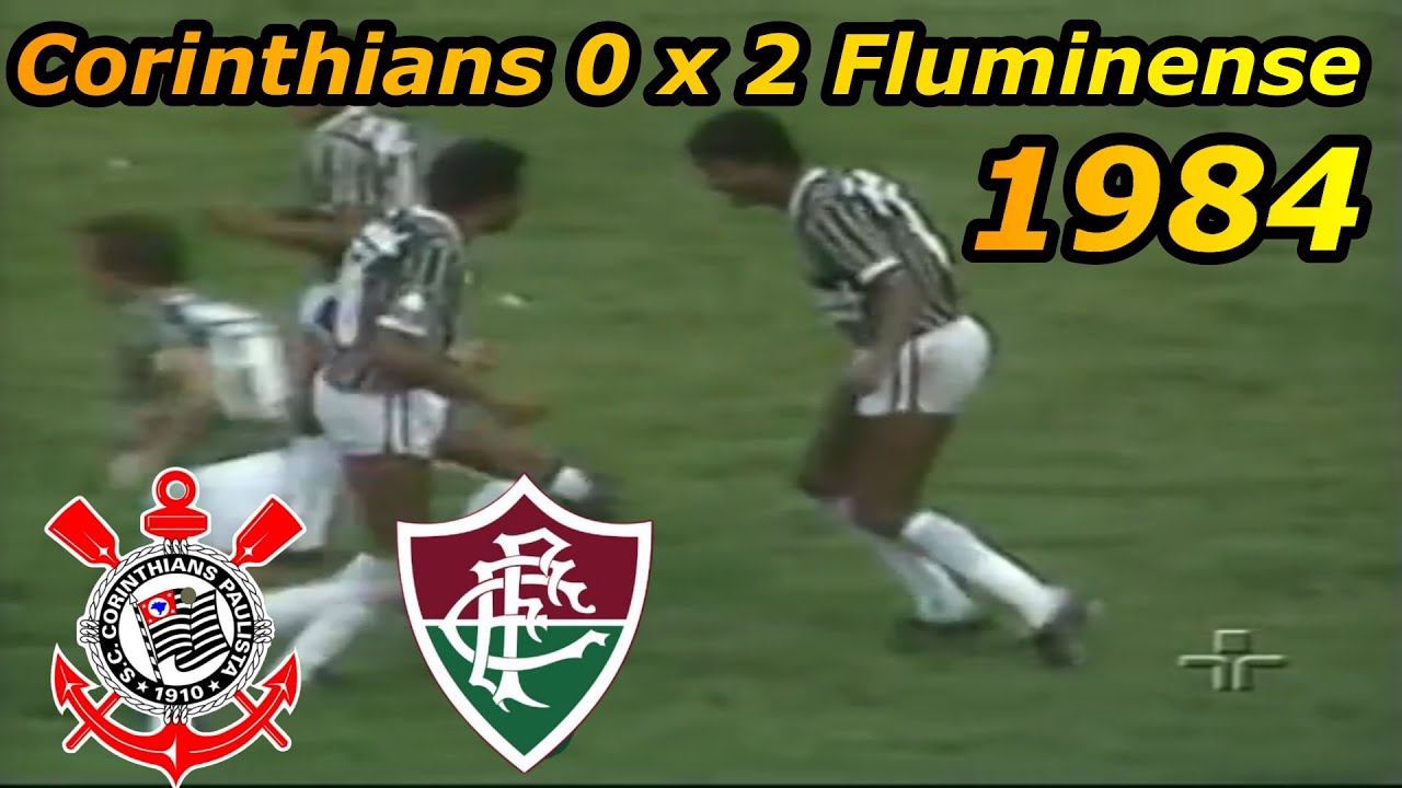 Fluminense 2 x 0 Corinthians Brasileiro 1984 narração Jorge Curi e Edson Mauro