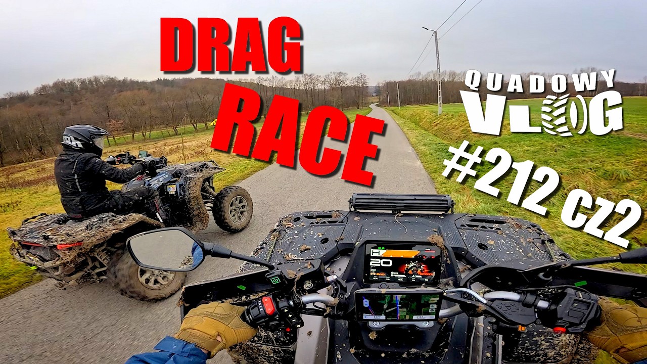 #212 cz2 - Goes Terrox 1000 vs. Polaris Sportsman 1000 S DRAG Race, Podjazd bez trakcji