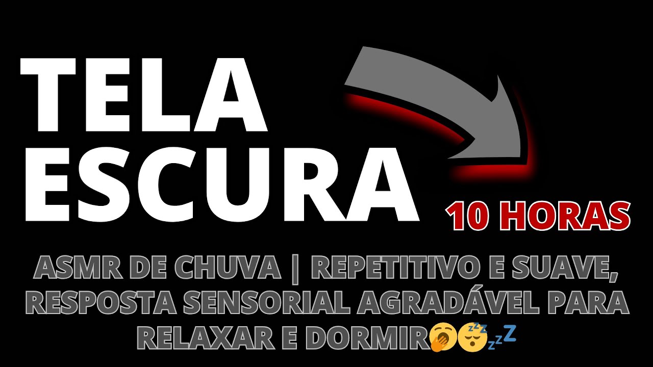 ASMR de chuva | Repetitivo e suave, resposta sensorial agradável para relaxar e dormir🥱 | 10 horas