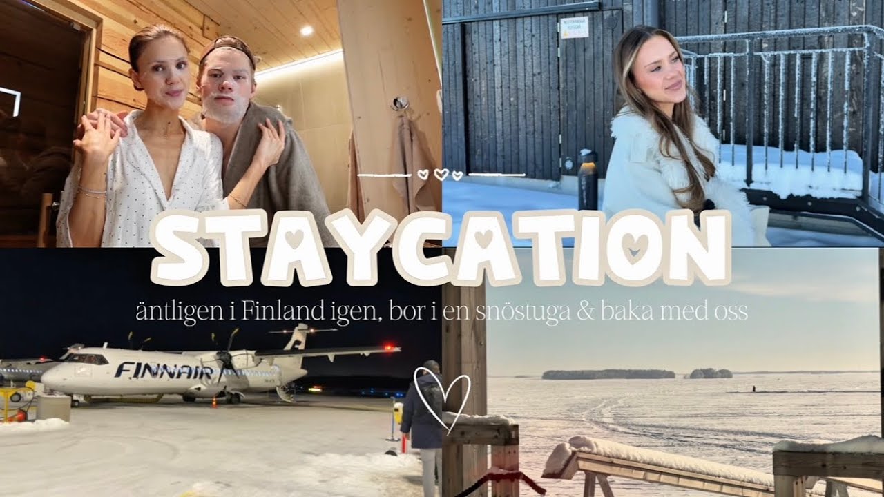 STAYCATION I EN SNÖCABIN