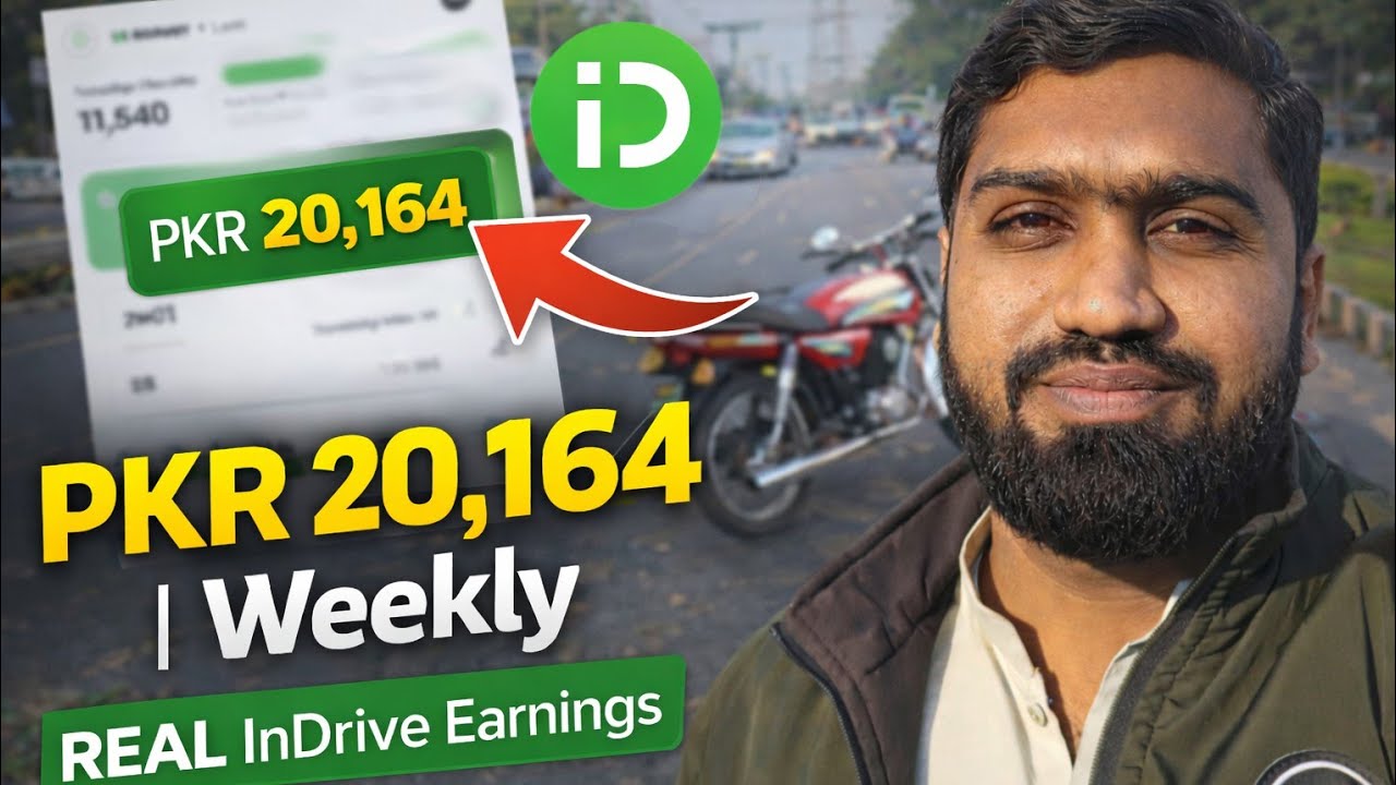 Indrive Bike Rider PKR 20,000+ Weekly Income | Real Proof, Fuel, Profit & Strategy Explained
