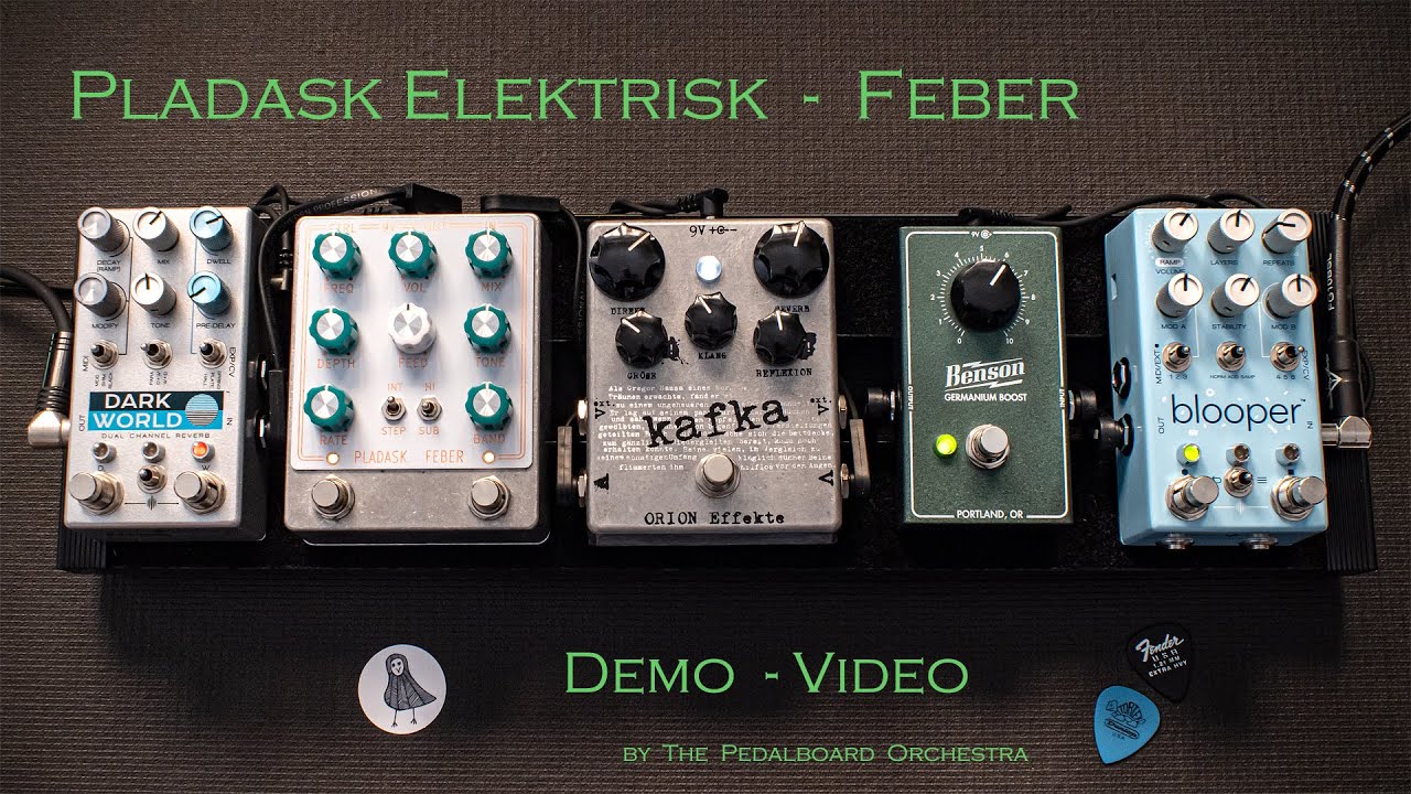 Pladask Elektrisk - Feber  -  Ring Modulation  |  Weird Modulation Sounds Effects Pedal Demo